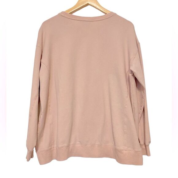 Wildfox Peach Drop Shoulder Cocktails Sweatshirt Sz Large NWOT - Picture 5 of 8